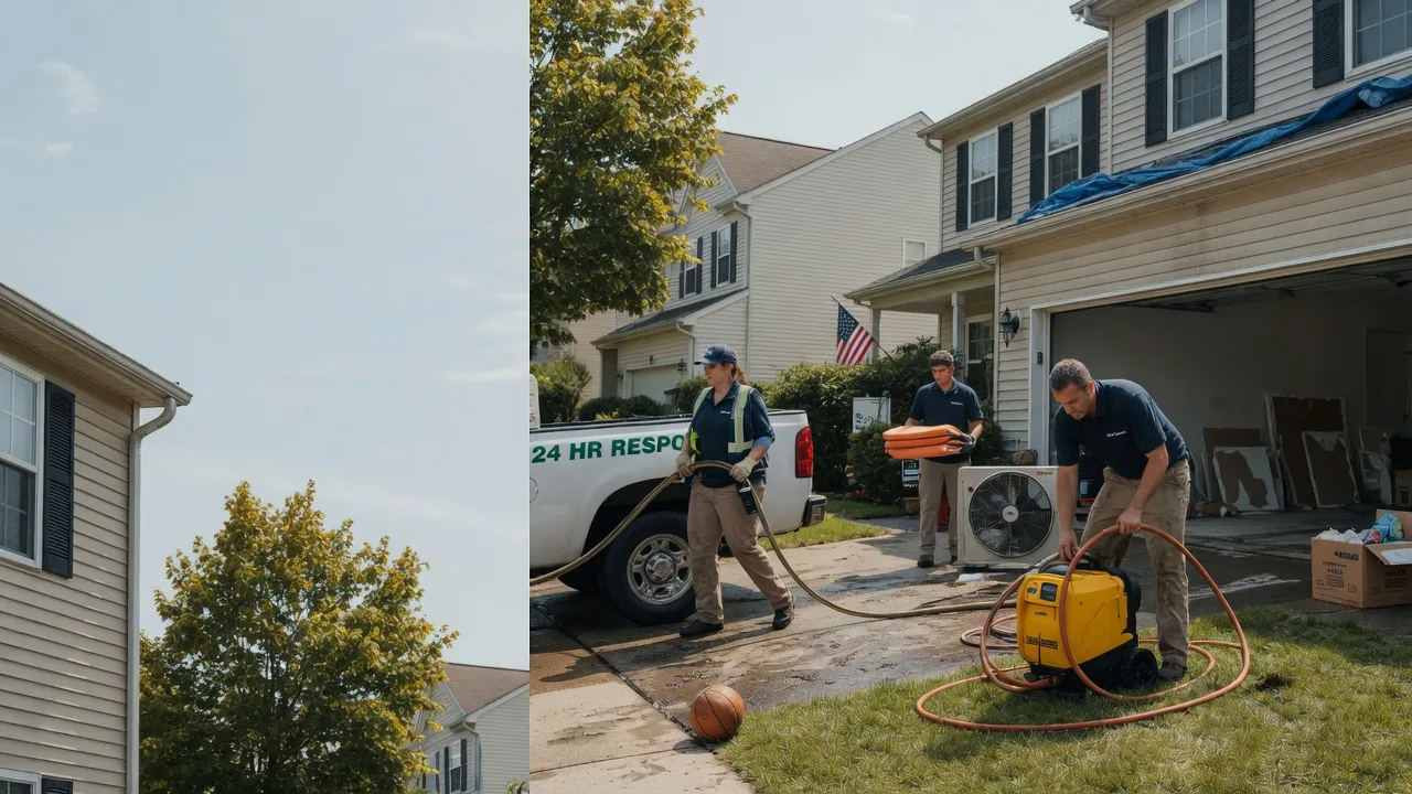Emergency Water Damage Restoration in Brockton, PA near me